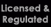 Licensed and Regulated